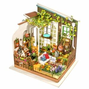Hands Craft DIY Miniature Dollhouse Kit - Miller's Garden 3D Model Tiny House.